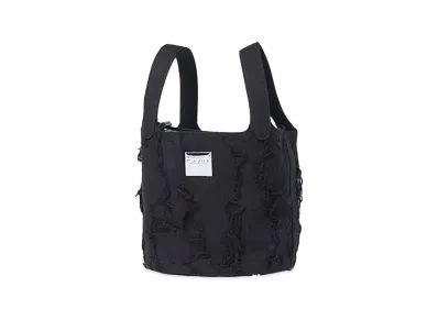 EMOTIONAL WORLD Vintage Tote Bag-Large "BLACK NAVY"