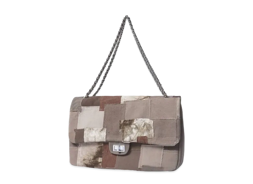 EMOTIONAL WORLD Vintage Chain Bag-Large "DK BROWN"