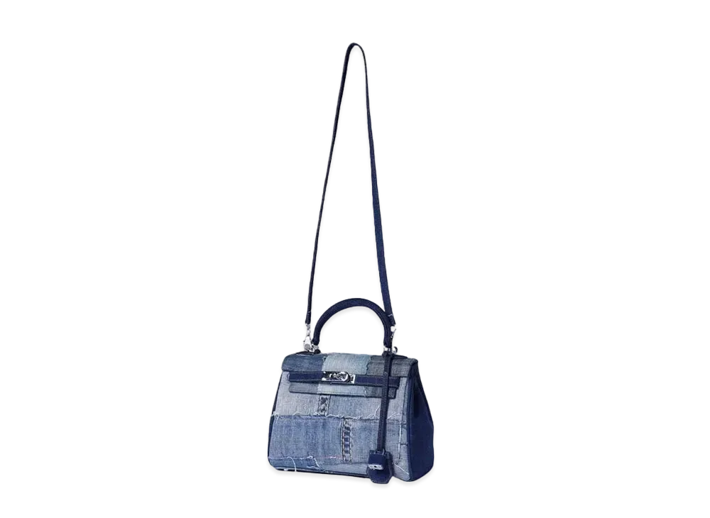 EMOTIONAL WORLD Vintage Shoulder Bag-25 "MULTI DENIM"