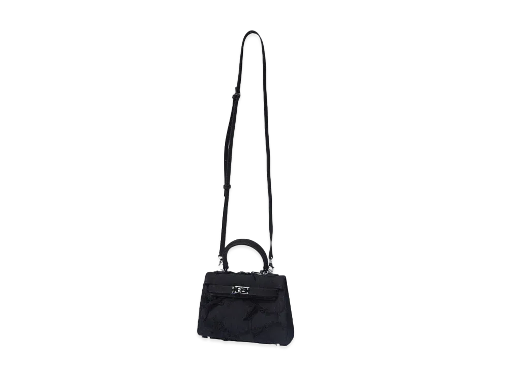 EMOTIONAL WORLD Vintage Shoulder Bag-19 "BLACK NAVY"