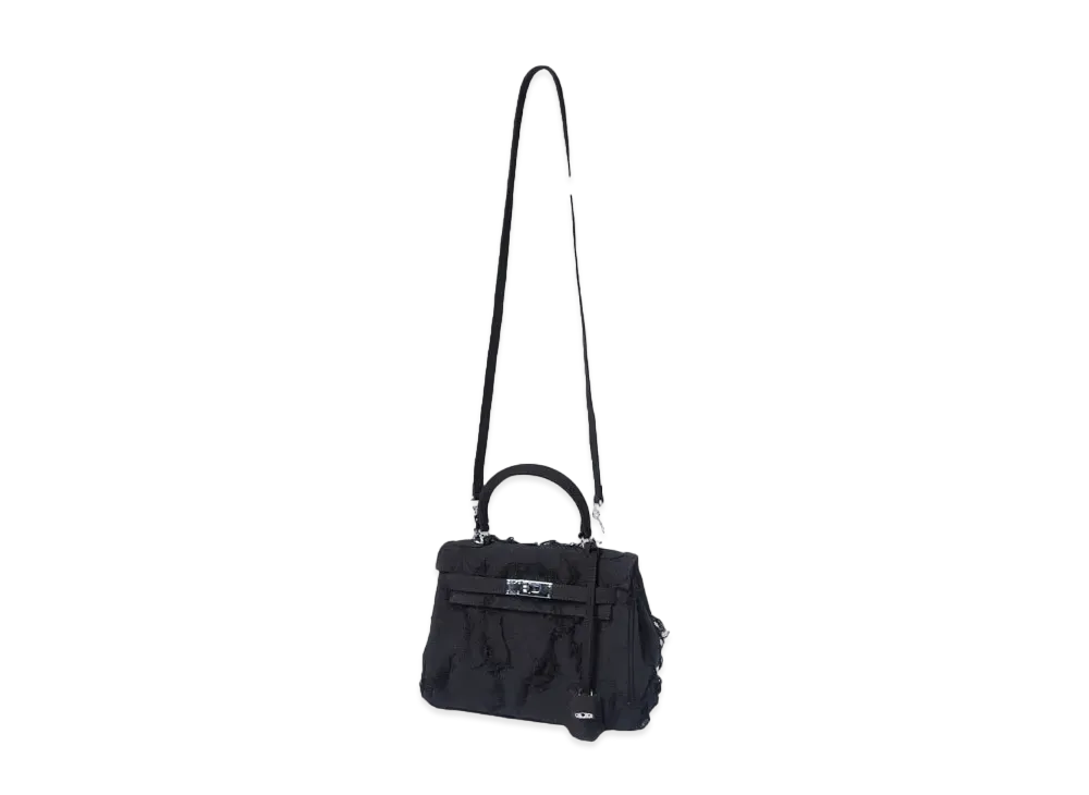EMOTIONAL WORLD Vintage Shoulder Bag-25 "BLACK NAVY"