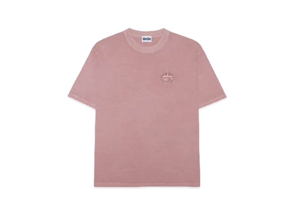 9090 King Logo Pigment Tee "Pigment Pink"