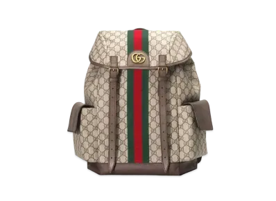 GUCCI Ophidia GG Medium Backpack GG Supreme "Beige/Ebony/Green/Red"