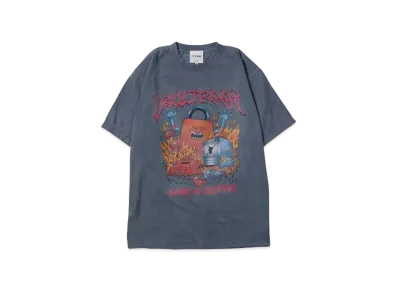 VAULTROOM Game and Destroy Tee "Blue Gray"