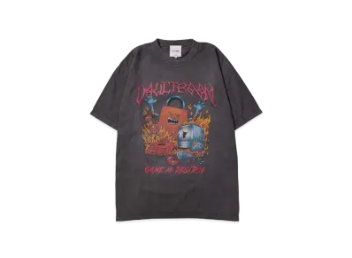 VAULTROOM Game and Destroy Tee "Charcoal"