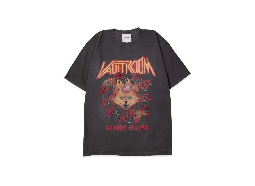 VAULTROOM Gaming Heaven Tee "Charcoal"