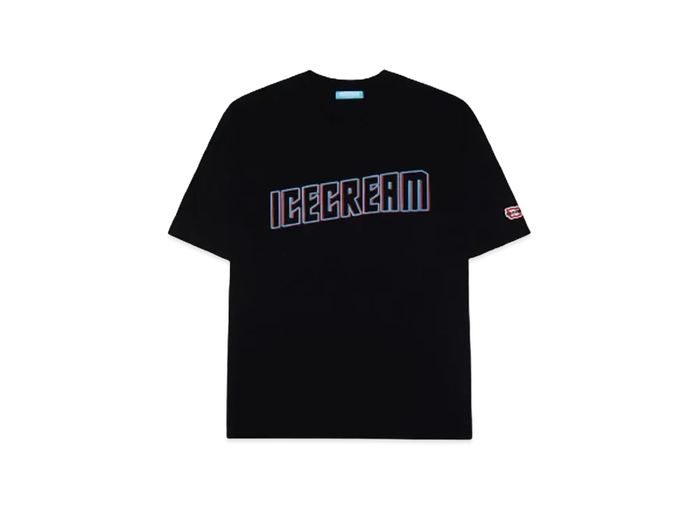 ICECREAM COTTON T-SHIRT HYPE DROP Exclusive "BLACK"