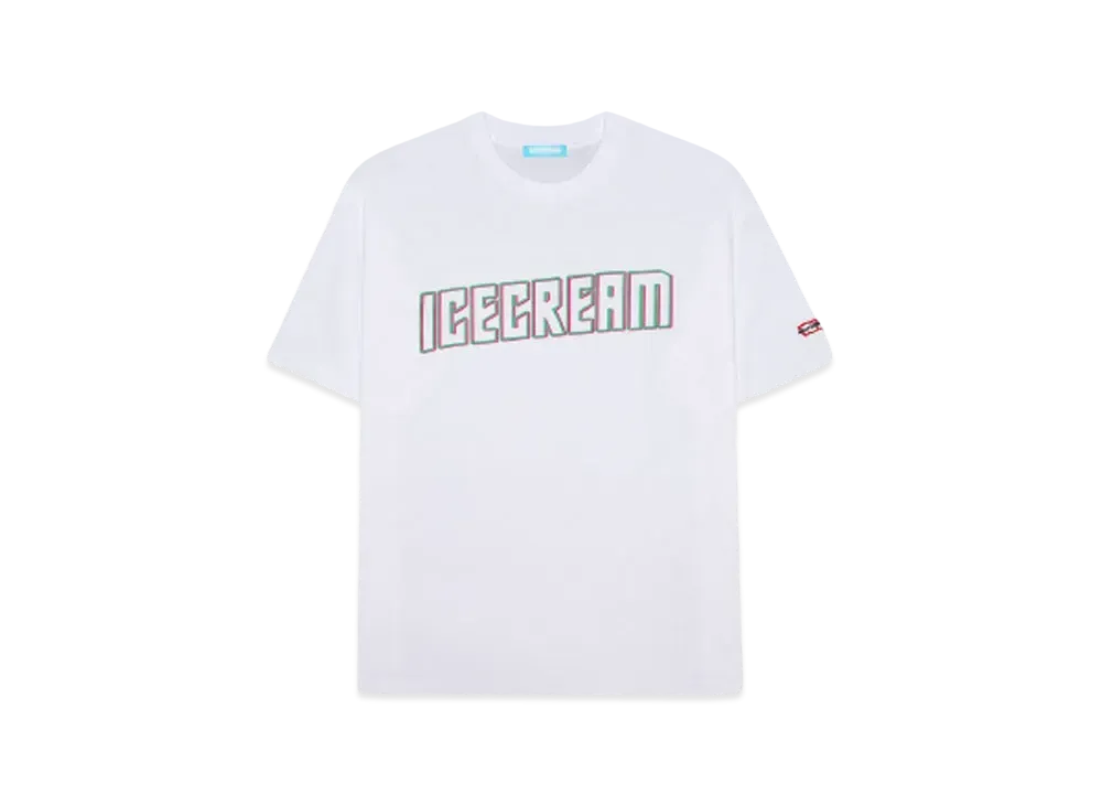ICECREAM COTTON T-SHIRT HYPE DROP Exclusive "WHITE"
