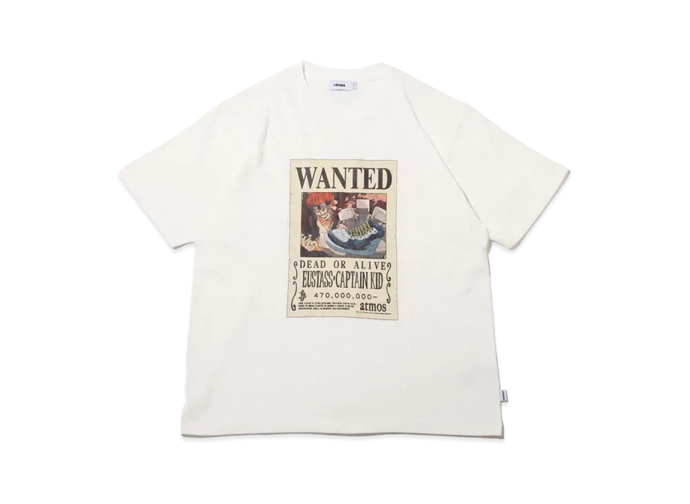 atmos x ONEPIECE Wanted Poster T-shrts (Kid) "White"