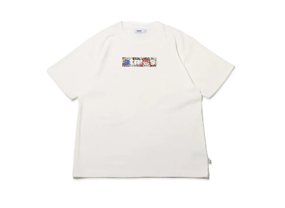 atmos x ONEPIECE Wanted Poster Box Logo T-shrts (Kid) "White"