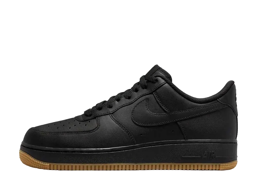 ナイキ エアフォース1 ロー '07 "ブラック/ガム" (2022)