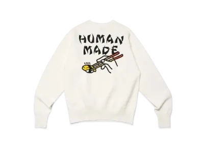 HUMAN MADE x END. Sushi Sweat "White"