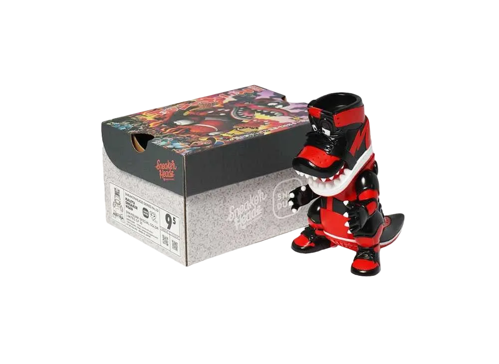 TOKYOGUNS Soft Vinyl Toy "Sneakerhead" SNKRDUNK Original Package ver. "BRED"
