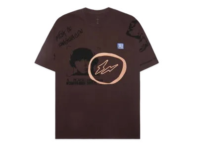 Travis Scott Cactus Jack For Fragment Hiroshi Tee "Braun"