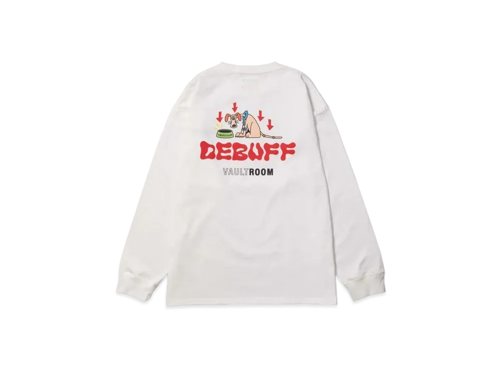 VAULTROOM Debuff Big L/S Tee "White"