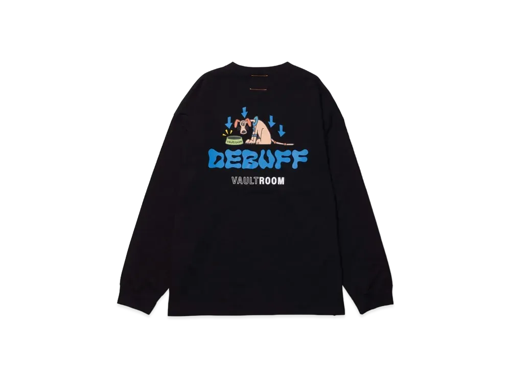 VAULTROOM Debuff Big L/S Tee "Black"