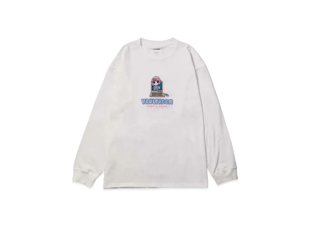 VAULTROOM x Akarin Big L/S Tee "White"