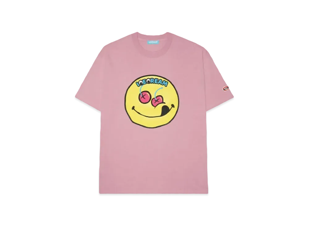 ICECREAM COTTON T-SHIRT SMILE ICECREAM "PINK"