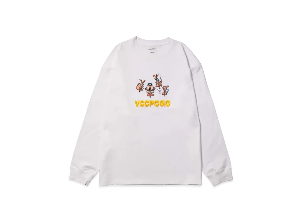 VAULTROOM VCC Pogo Big L/S Tee "White"