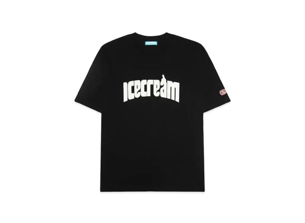 ICECREAM COTTON T-SHIRT ICECREAM PACKAGE 2 "BLACK"