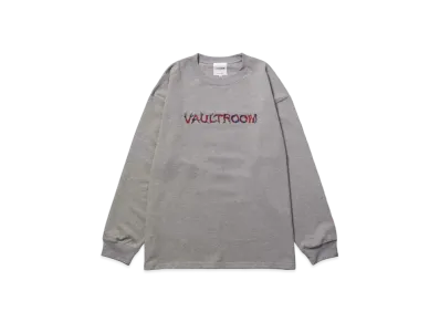 VAULTROOM Cable Logo Big L/S Tee "Grey"