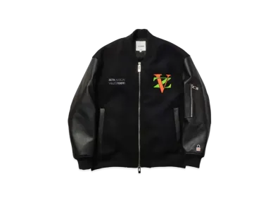 VAULTROOM x ZETA Leather Bomber JKT "Black"