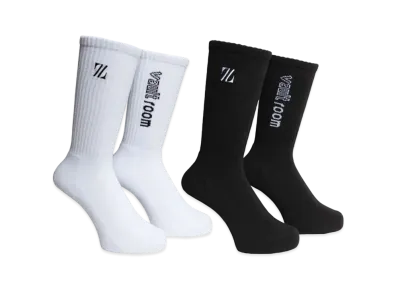 VAULTROOM x ZETA Socks "Black/White"