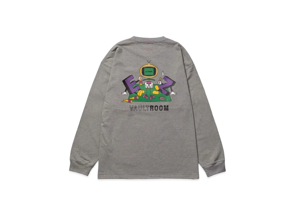 VAULTROOM EZ Big L/S Tee "Grey"