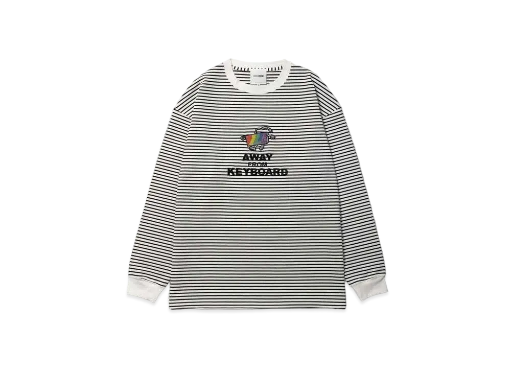 VAULTROOM AFK Big L/S Tee "White Border"