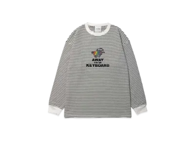 VAULTROOM AFK Big L/S Tee "White Border"