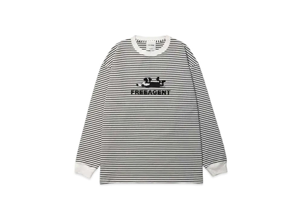 VAULTROOM FA Big L/S Tee "White Border"