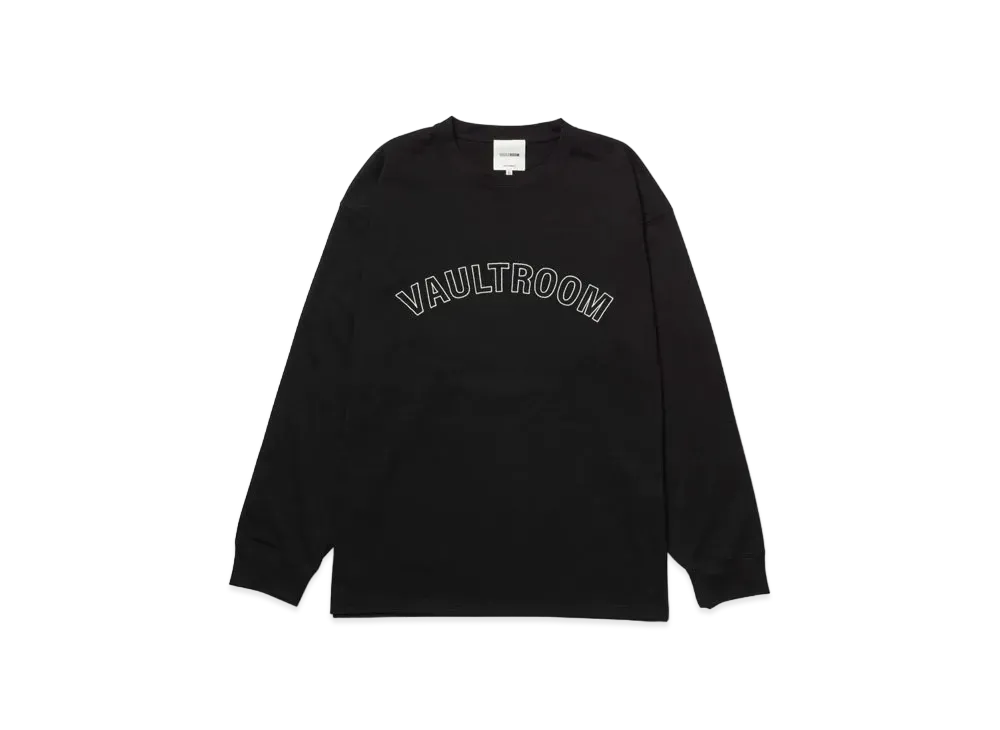 VAULTROOM Arch Logo Big L/S Tee "Black"