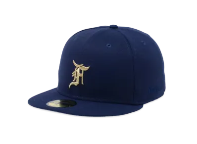 NEW ERA 59Fifty Fear of God Essentials the Classic Collection Milwaukee Brewers "Light Navy/Gold Gray"