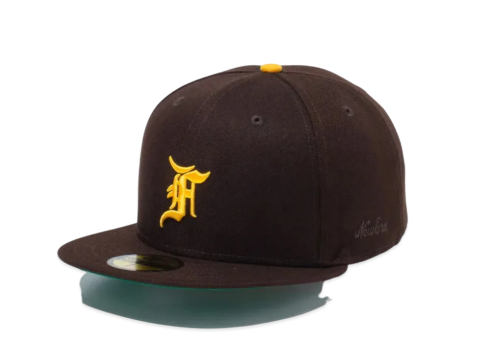 NEW ERA 59Fifty Fear of God Essentials the Classic Collection San Diego Padres "Brown/Yellow"