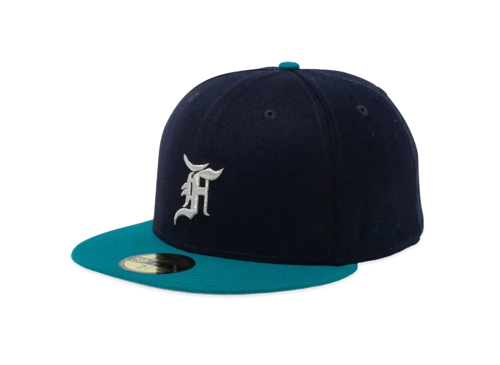 NEW ERA 59Fifty Fear of God Essentials the Classic Collection Seattle Mariners "Navy/Emerald Green"