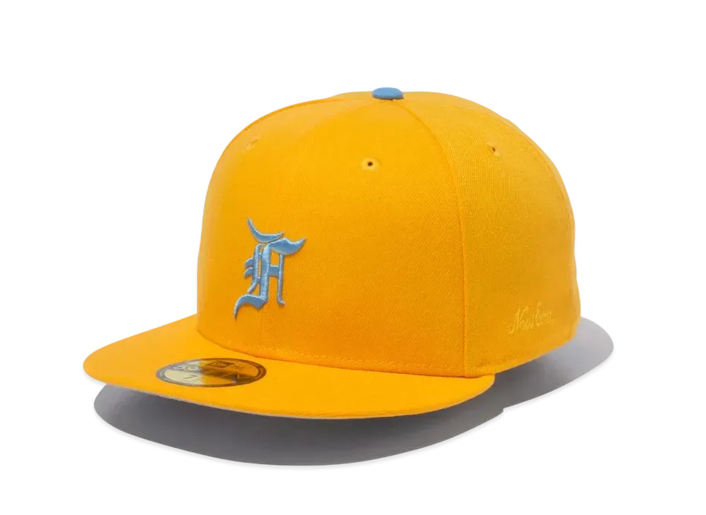 NEW ERA 59Fifty Fear of God Essentials the Classic Collection Tampa Bay Rays "Yellow/Light Blue Gray"