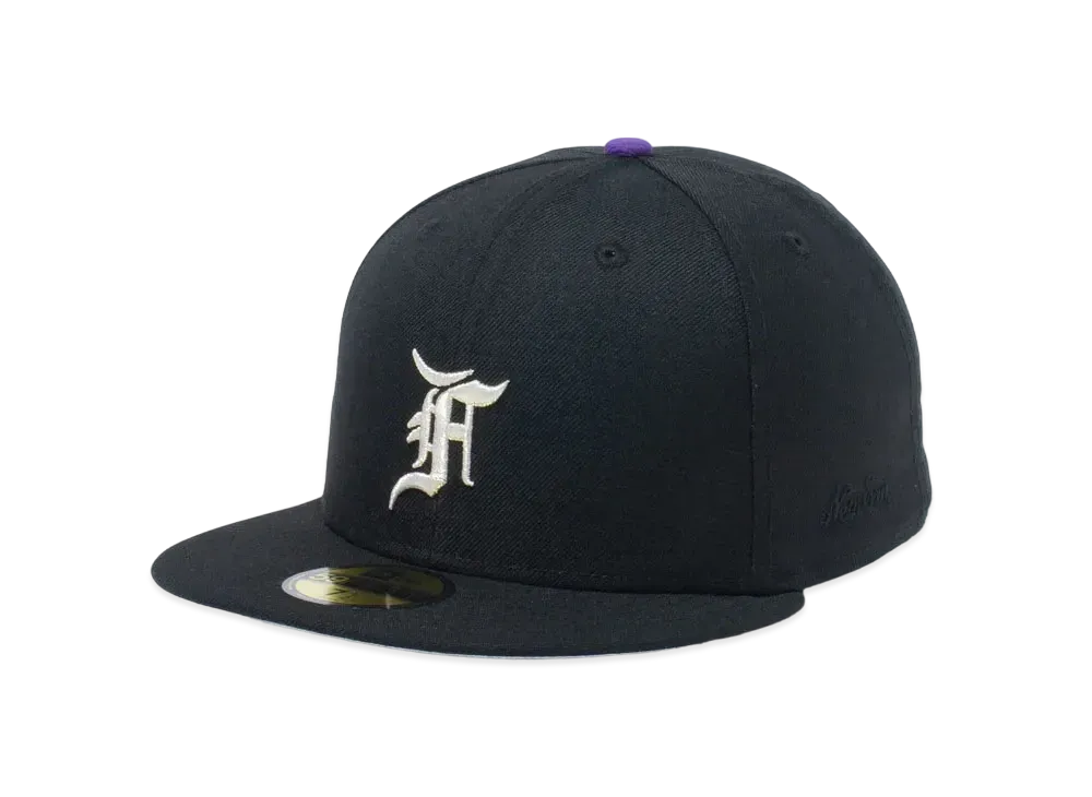 NEW ERA 59Fifty Fear of God Essentials the Classic Collection Colorado Rockies "Black/Grey"