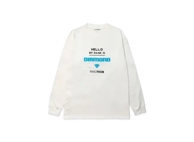 VAULTROOM Diamond L/S Tee "White"