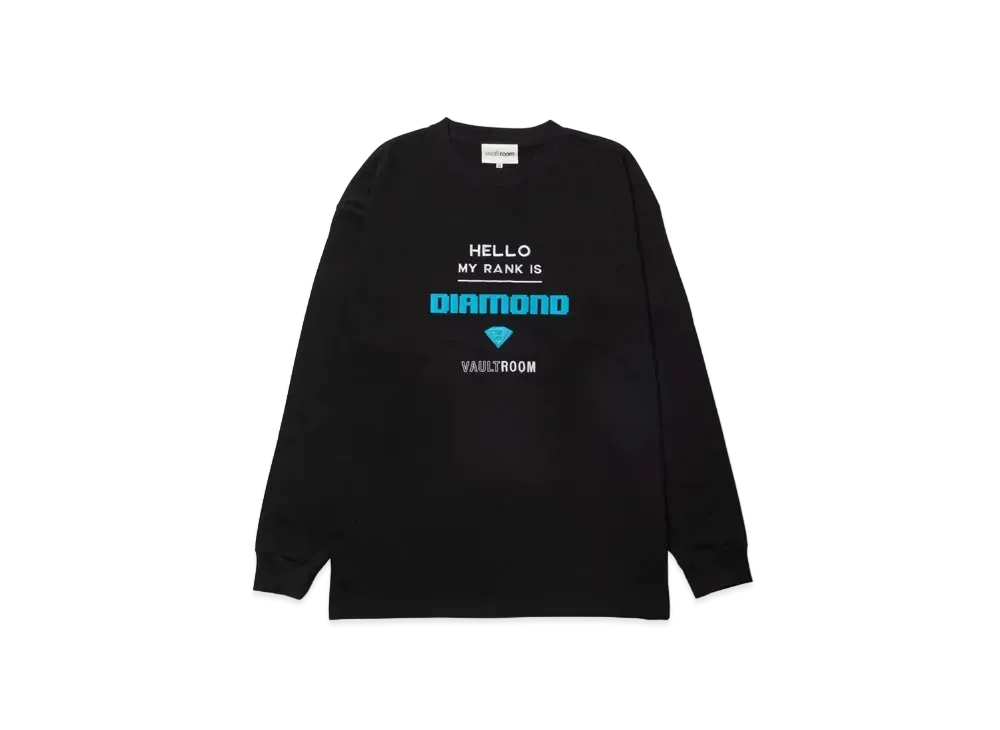 VAULTROOM Diamond L/S Tee "Black"