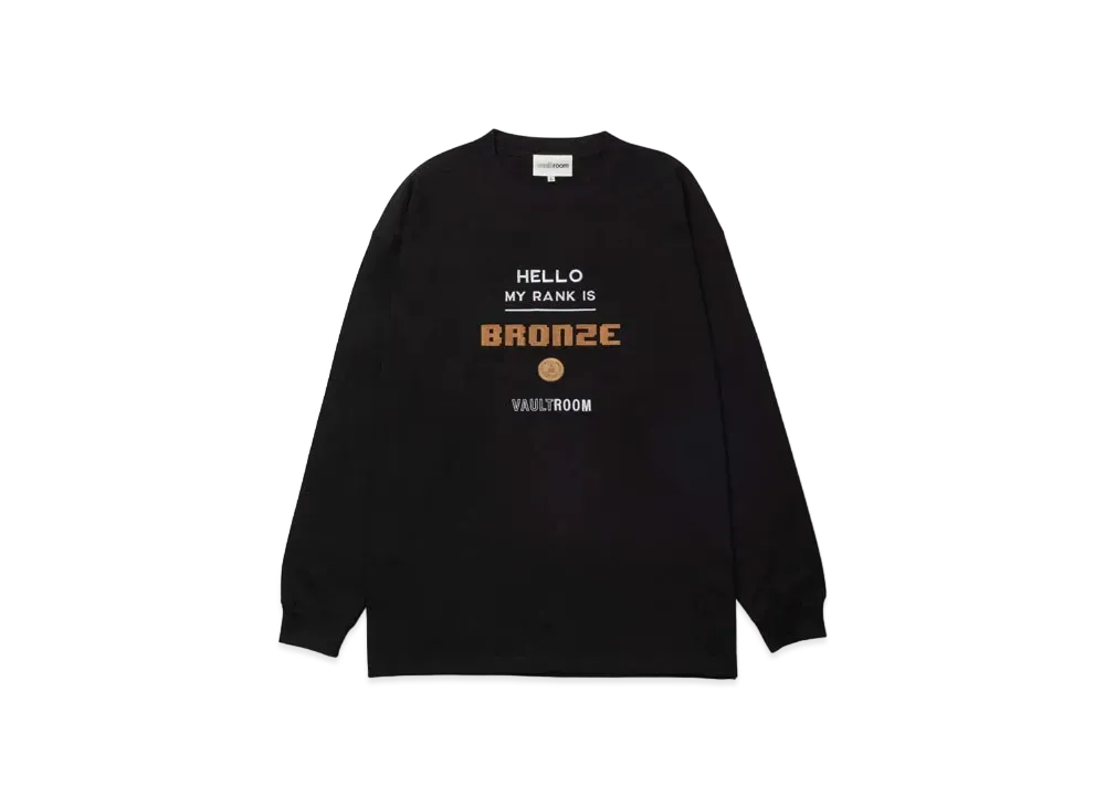VAULTROOM Bronze L/S Tee "Black"