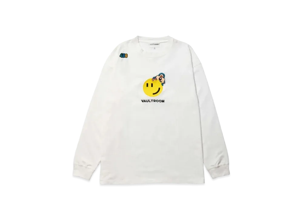 VAULTROOM "456" L/S Tee "White"