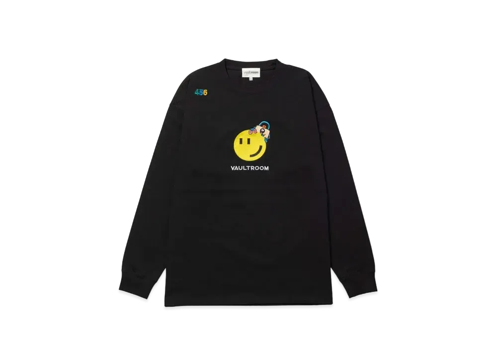 VAULTROOM "456" L/S Tee "Black"