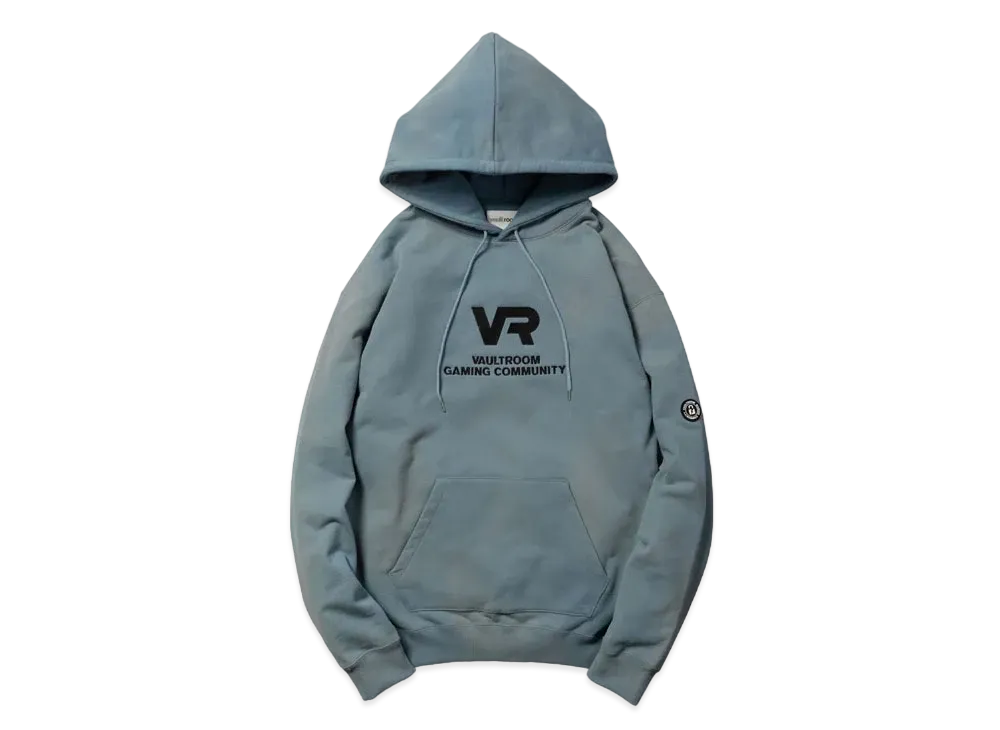 VAULTROOM VR Logo Hoodie "Fade Blue"