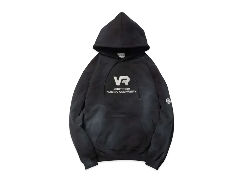 VAULTROOM VR Logo Hoodie "Fade Black"