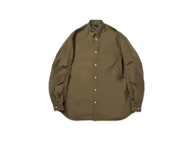 DAIWA PIER39 Tech Regular Collar Shirts L/S "Military Olive"