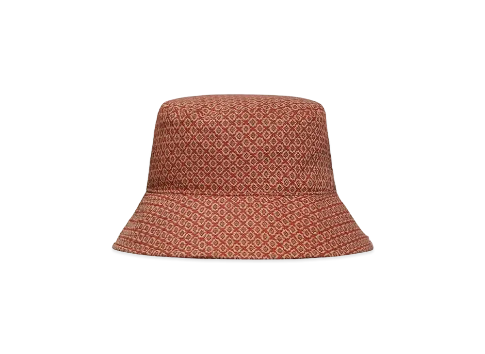 iroquois GEOMETRIC PATTERN BACKET HAT "ORANGE"