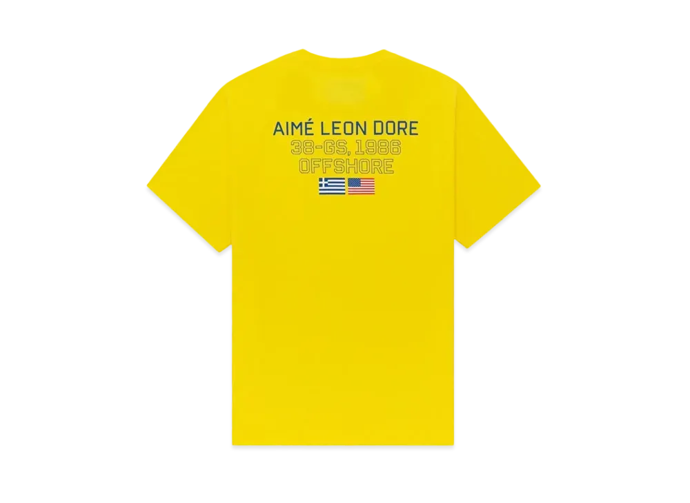 Aime Leon Dore 38-GS Offshore Tee "Yellow"