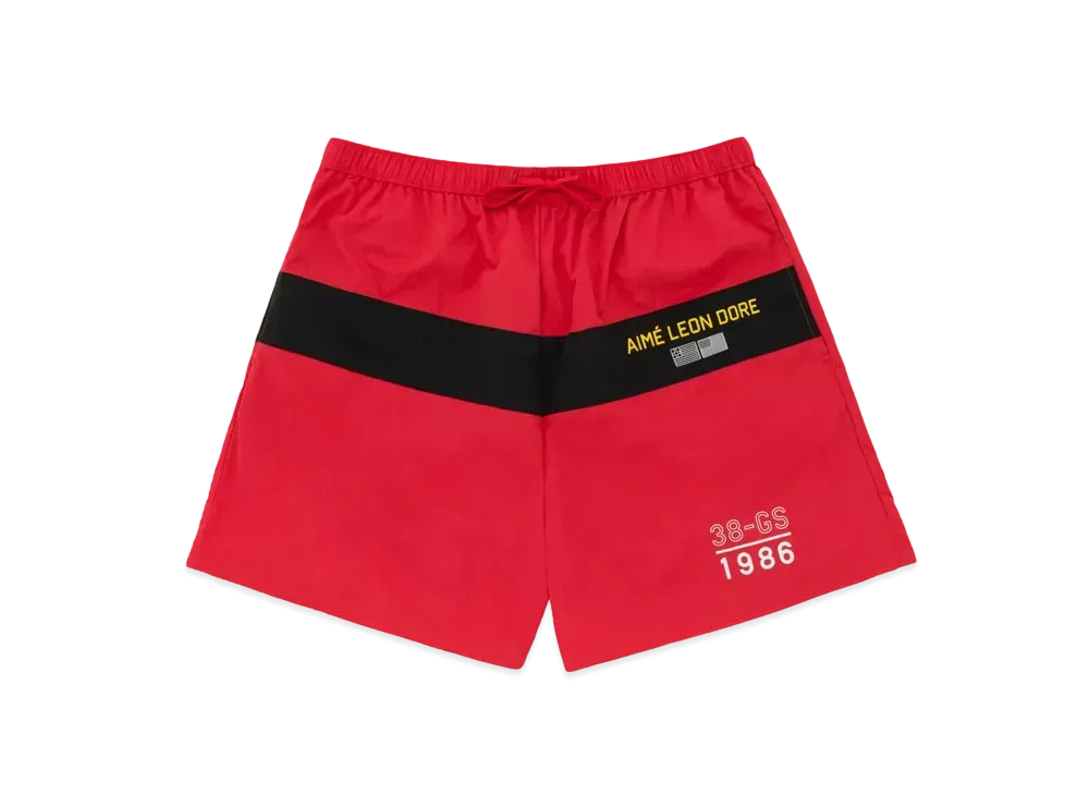 Aime Leon Dore 38-GS Offshore Paneled Short "Red"