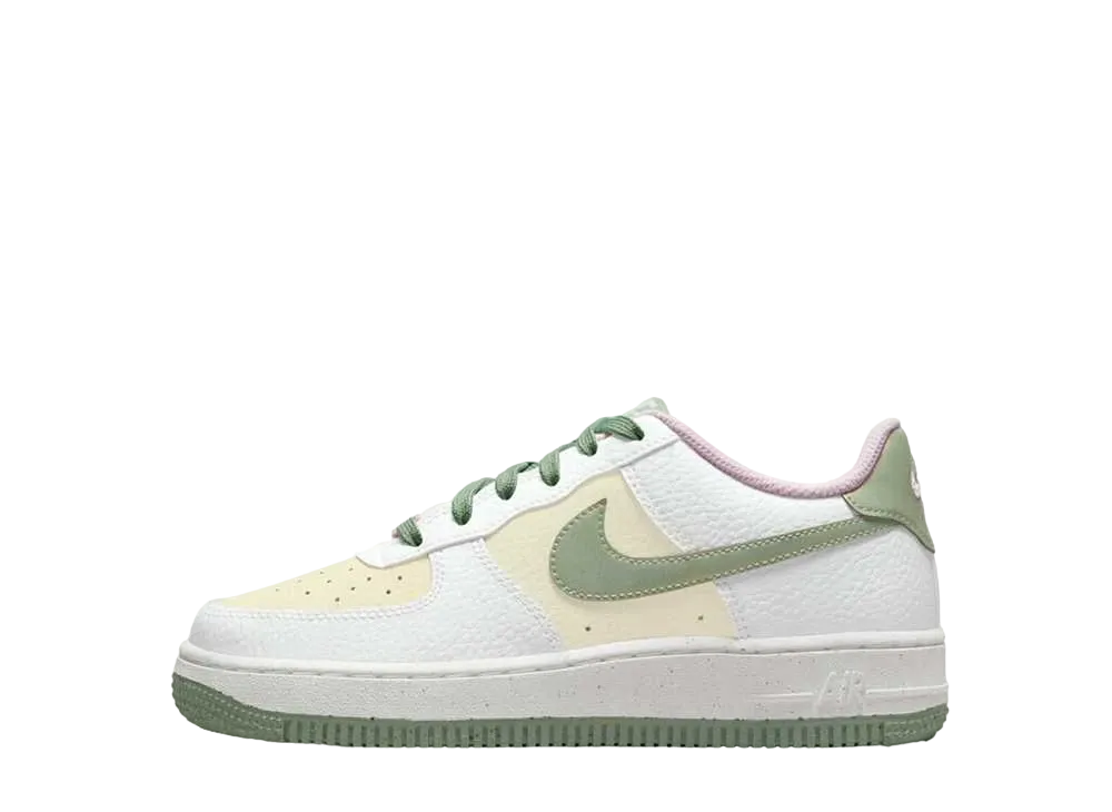 ナイキ GS エアフォース1 ロー "サミットホワイト/ハニーデュー"