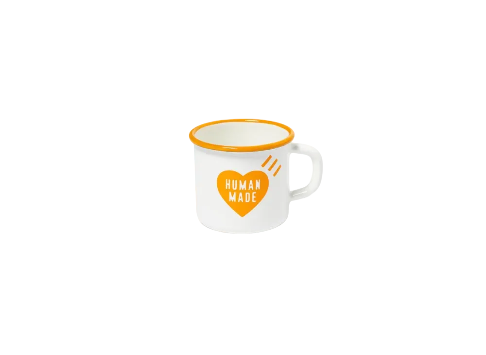HUMAN MADE Enamel Mug 270ml "Orange"